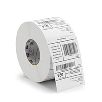 Zebra 10018340 etiqueta de impresora Blanco
