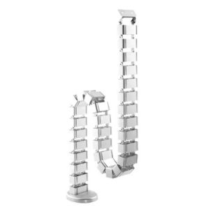 BRobotix 6007143 organizador de cables Escritorio/Suelo Plata 1 pieza(s)
