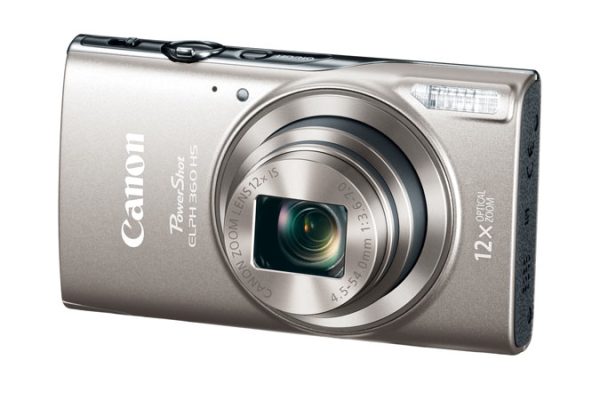Canon PowerShot ELPH 360 HS 1/2.3" Cámara compacta 20,2 MP CMOS 5184 x 3888 Pixeles Plata