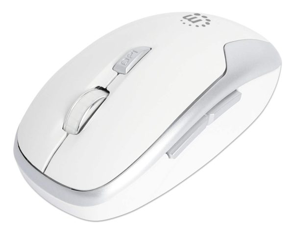 Manhattan 190350 ratón Universal mano derecha RF inalámbrico Óptico 1600 DPI