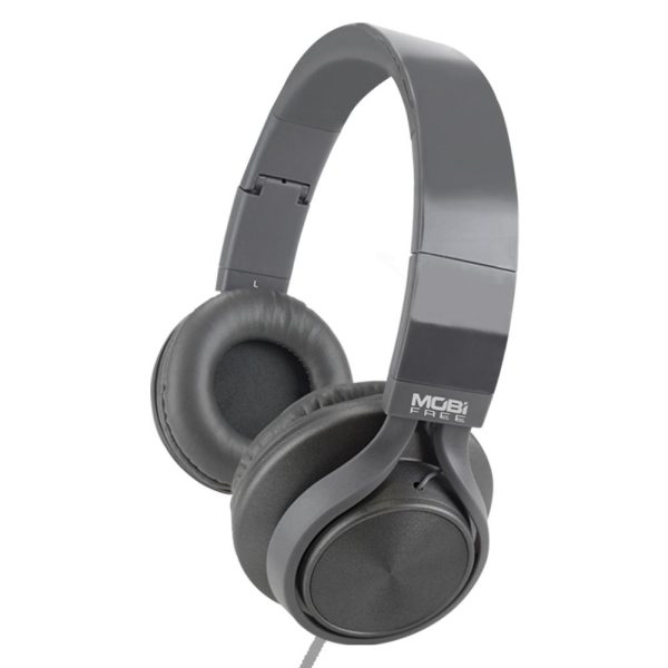 Mobifree MB-02012 auricular y casco Auriculares Alámbrico Diadema Llamadas/Música Gris