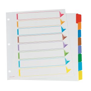 Esselte Omni-Dex, 8 Tabs