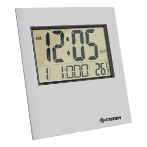 Steren CLK-305 despertador Reloj despertador digital Plata