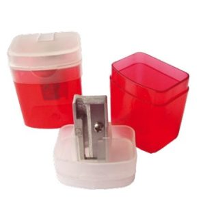 MAE SMD-1C sacapuntas Sacapuntas manual Rojo, Plata