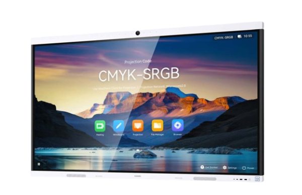 Huawei IdeaHub B3 Diseño del producto 165.1 cm (65") LCD Wifi 4K Ultra HD Blanco Pantalla táctil - Imagen 2