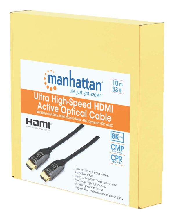 Manhattan 356152 cable HDMI 10 m HDMI tipo A (Estándar) Negro - Imagen 2