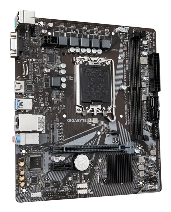GIGABYTE H610M H V2 placa base Intel H610 Express LGA 1700 micro ATX - Imagen 3