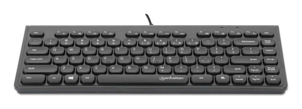 Manhattan 180702 teclado Oficina USB QWERTY Negro - Imagen 2