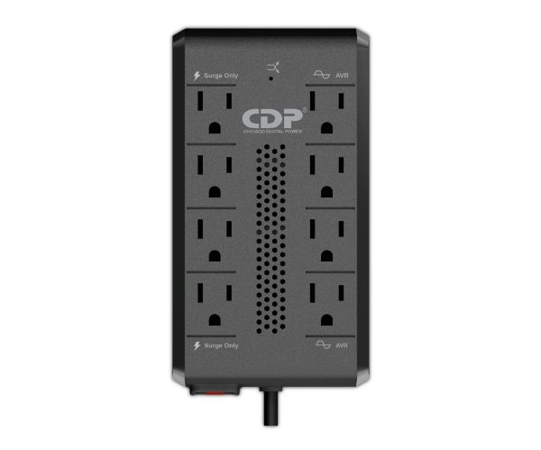 CDP RAVR1408 1410VA/700W AVR, 8 Salidas, 175 Julios, 120 Vac - Imagen 2