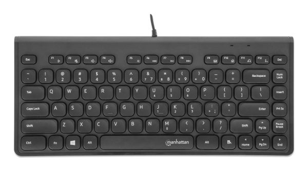 Manhattan 180702 teclado Oficina USB QWERTY Negro - Imagen 4