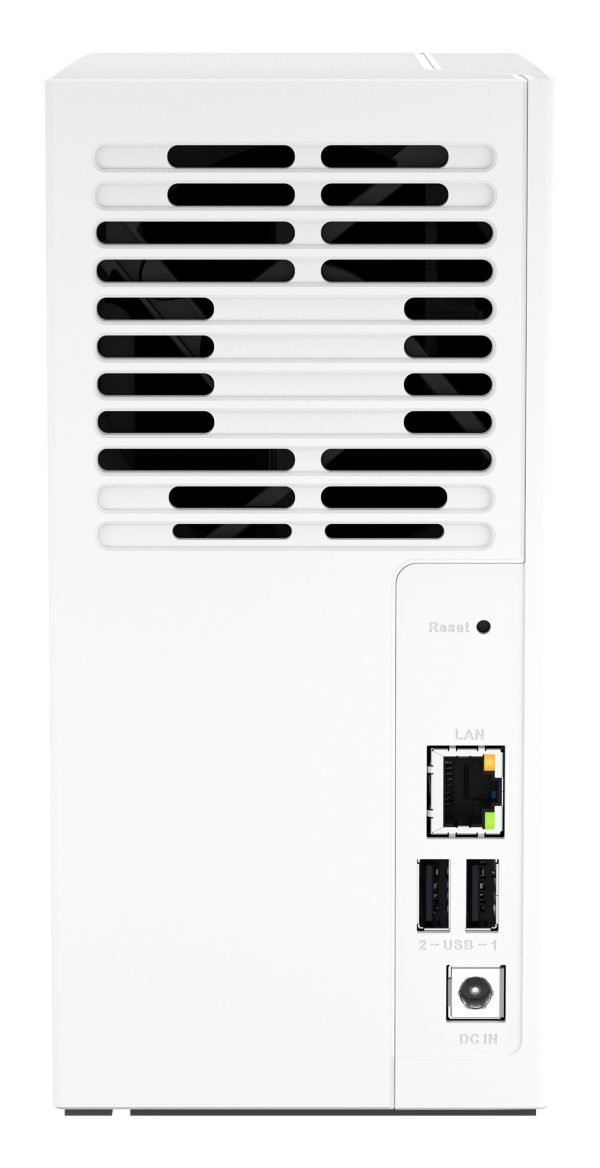 QNAP TS-233 NAS Torre ARM Cortex-A55 2 GB 0 TB QNAP QTS Blanco - Imagen 2
