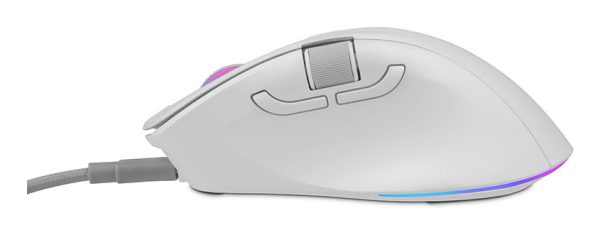 Getttech GGM-RGBTR-01-WH ratón Universal mano derecha RF Wireless + Bluetooth + USB Type-A Óptico 6400 DPI - Imagen 4