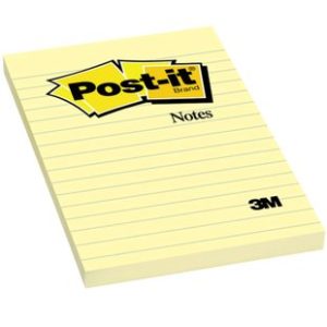 3M Post-it cuaderno y block 100 hojas Amarillo