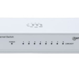 Manhattan Switch de Escritorio Gigabit Ethernet de 8 puertos