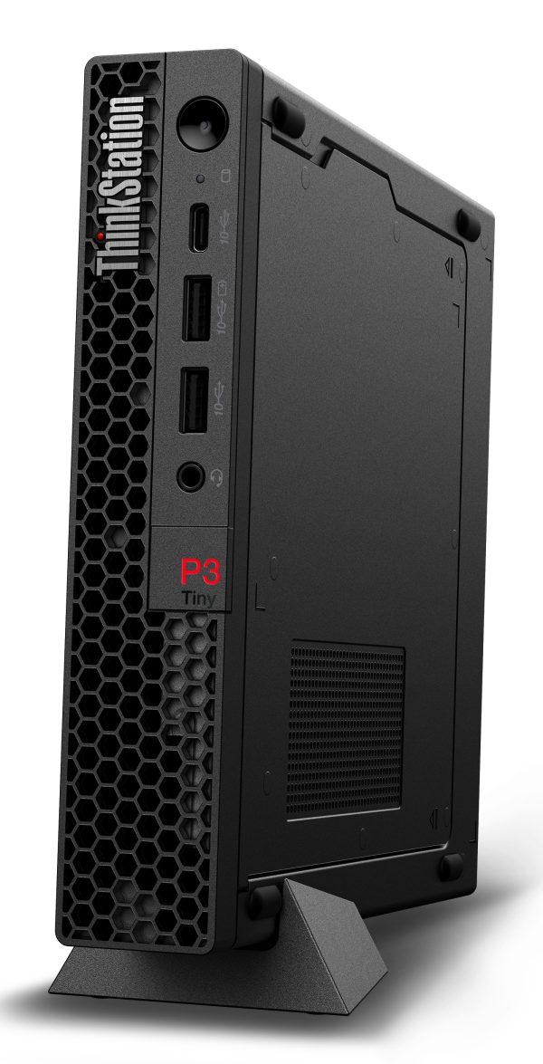 Lenovo ThinkStation P3 Tiny Intel® Core™ i9 i9-14900 32 GB DDR5-SDRAM 1 TB SSD NVIDIA T1000 Windows 11 Pro Mini PC Puesto de trabajo Negro - Imagen 3