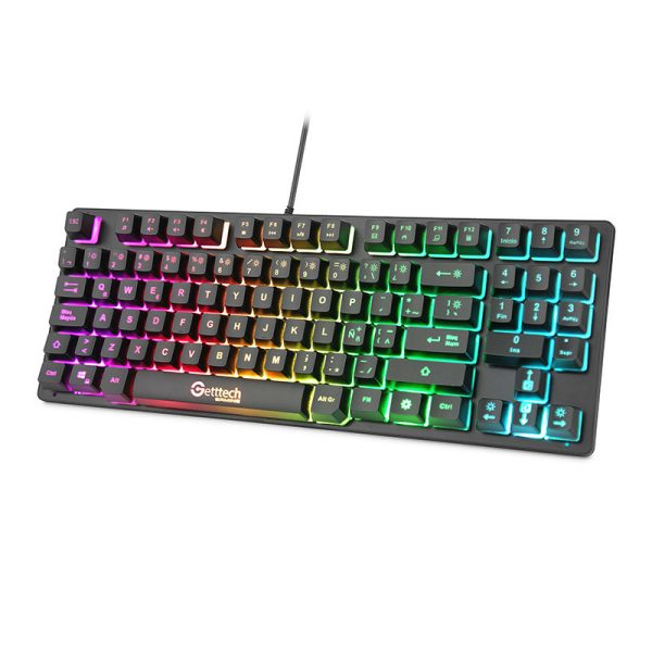 Getttech GPK-ESMWR-G2 teclado Juego USB Negro - Imagen 3