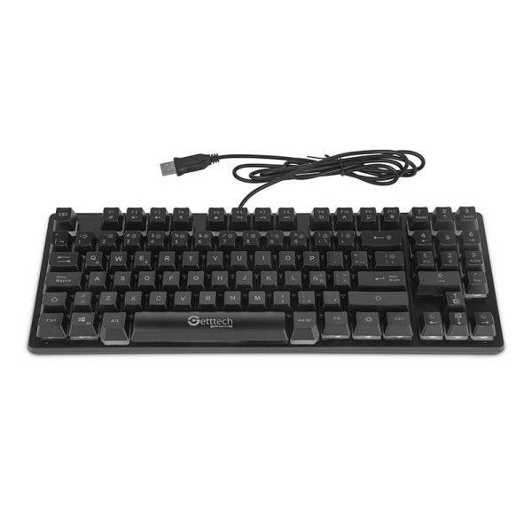 Getttech GPK-ESMWR-G2 teclado Juego USB Negro - Imagen 4