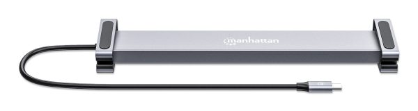 Manhattan 190398 base para portátil y replicador de puertos Alámbrico USB 3.2 Gen 1 (3.1 Gen 1) Type-C Gris - Imagen 3