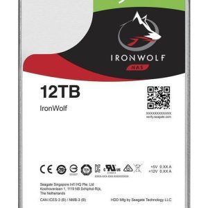 Seagate NAS HDD IronWolf disco duro interno 12 TB 7200 RPM 256 MB 3.5" Serial ATA III