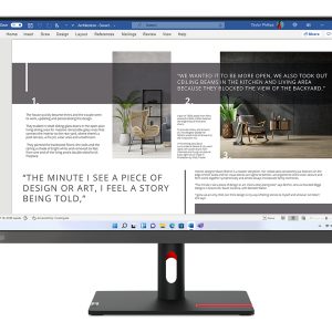 Lenovo ThinkVision S27i-30 LED display 68,6 cm (27") 1920 x 1080 Pixeles Full HD Negro, Gris