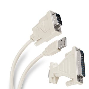 Steren USB-SER cable de serie Gris 1,8 m D-Sub (DB-9) USB tipo A