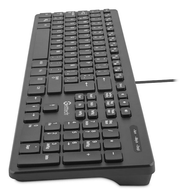 Getttech GGK-ESMWR-01 teclado Oficina USB Negro - Imagen 2