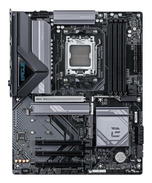 GIGABYTE B850 EAGLE WIFI6E Placa Base - Procesadores AMD Ryzen Serie 9000, VRM digital de 8+2+2 fases, hasta 8200MHz DDR5 (OC), 1xPCIe 5.0 + 2xPCIe 4.0 M.2, LAN GbE, WIFI 6E, USB 3.2 Gen 2 - Imagen 2