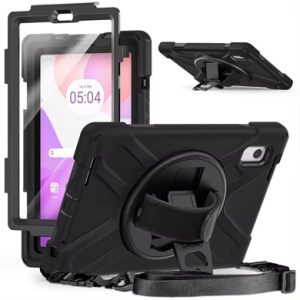 BRobotix 6007310 funda para tablet 22,9 cm (9") Antigolpes Negro