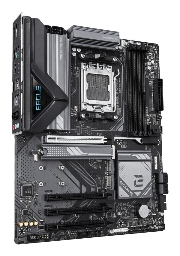 GIGABYTE B850 EAGLE WIFI6E Placa Base - Procesadores AMD Ryzen Serie 9000, VRM digital de 8+2+2 fases, hasta 8200MHz DDR5 (OC), 1xPCIe 5.0 + 2xPCIe 4.0 M.2, LAN GbE, WIFI 6E, USB 3.2 Gen 2 - Imagen 3