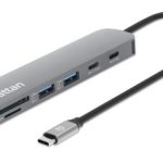 Manhattan 190442 base para portátil y replicador de puertos Alámbrico USB 3.2 Gen 1 (3.1 Gen 1) Type-C Gris